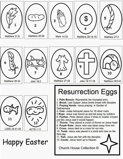 Resurrection Eggs Printables